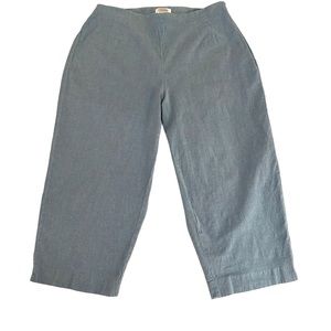 Talbots Woman Stretch Light Denim Color Crop/Capri Size 16W